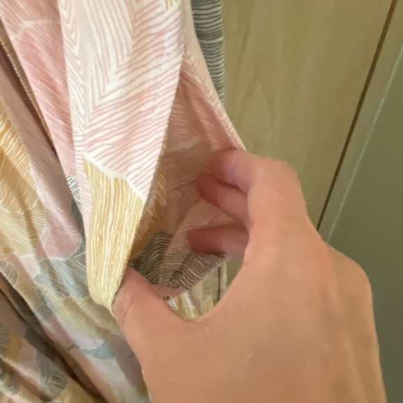 World Market Wide Leg Harem Jumpsuit with tie belt Sz Small Oversized READ - Picture 13 of 15